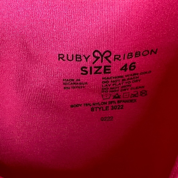 Ruby Ribbon Raspberry Full Coverage Camisole Size 46 - Picture 3 of 9